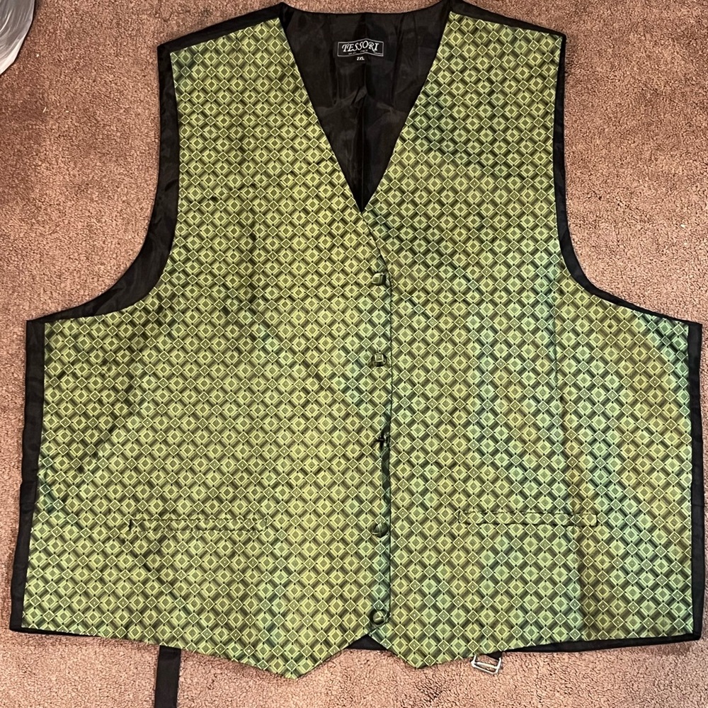 TESSORI MENS SUIT VEST 2XL